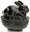 Animals - Bunny on Basket - 412