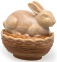 Animals - Bunny on Basket - 412