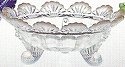 Mosser Glass 915BBCrystalOpal Footed Set 915 Berry Bowl Crystal Opal