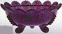 Mosser Glass 915FBAmethyst Footed Set 915 Fruit Bowl Amethyst