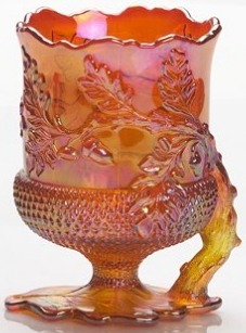 Mosser Glass 924Marigold Acorn Set 924 Spooner Marigold