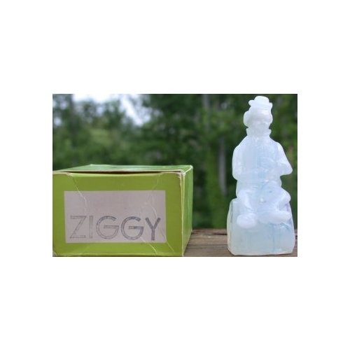 Mosser Glass PerformerZiggy Performer Clown Ziggy Crystal Windfrost Figurine