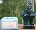 Special Sale SALEMindyAt Mosser Glass Mindy Clown At Dark Green Figurine