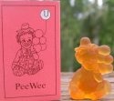 Mosser Glass PeeWeeU Pee Wee Clown U Amber Satin Clown Figurine