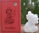 Mosser Glass PeeWeeC Pee Wee Clown C Crystal Windfrost Clown Figurine