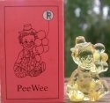 Special Sale SALEPeeWeeR Mosser Glass PeeWeeR Pee Wee Clown R Gold Krystal Clown Figurine