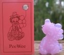 Mosser Glass PeeWeeMC Pee Wee Clown MC Lavender Clown Figurine