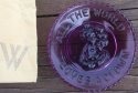 Special Sale SALEPeeWeePlateW Mosser Glass PeeWeePlateW Pee Wee Clown Plate W Amethyst Clown Plate