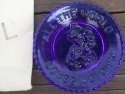 Special Sale SALEPeeWeePlateL Mosser Glass PeeWeePlateL Pee Wee Clown Plate L Cobalt Blue Clown Plate