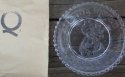 Special Sale SALEPeeWeePlateQ Mosser Glass Pee Wee Plate Q Crystal Clown Plate