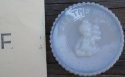 Mosser Glass PeeWeePlateF Pee Wee Clown Plate F Fawn Clown Plate