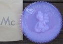 Mosser Glass PeeWeePlateMC Pee Wee Clown Plate MC Lavender Clown Plate