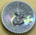 Mosser Glass PeeWeePlateZ Pee Wee Clown Plate Z Pewter Carnival Clown Plate