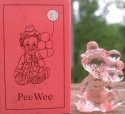 Special Sale SALEPeeWeeI Mosser Glass PeeWeeI Pee Wee Clown I Peachblo Clown Figurine