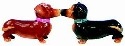 Mwah 93416 Dachshunds Salt and Pepper Shakers