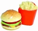 Mwah 93418 Fries and Hamburger