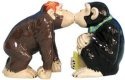 Mwah 93439 Chimp Kiss Salt and Pepper Shakers