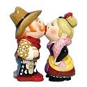 Mwah 93450 Cowboy and Saloon Girl Salt and Pepper Shakers