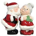 Mwah 93459 Santa and Mrs Claus Salt and Pepper Shakers