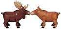 Mwah 93482 Moose Salt and Pepper Shakers