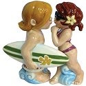 Mwah 93913 Surfer and Bikini Girl Salt and Pepper Shakers