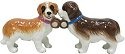 Mwah 93925 St Bernards Salt and Pepper Shakers