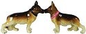 Mwah 93946 German Shepherds Salt and Pepper Shakers