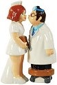 Mwah 93950 Doctor and Nurse Salt and Pepper Shakers