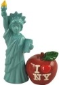 Mwah 93988 Lady Liberty and Big Apple Salt and Pepper Shakers