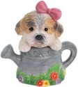 Mwah 93995 Puppy in Watering Can Salt and Pepper Shakers