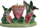 Mwah 94404 Hummingbirds Salt and Pepper Shakers and Toothpick Holder Set
