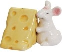 Mwah 94414 Mouse and Cheese Salt and Pepper Shakers