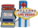 Mwah 94420 Las Vegas Sign and Slot Machine Salt and Pepper Shakers