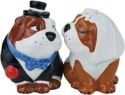 Mwah 94428 Wedding Bulldogs Salt and Pepper Shakers