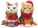 Mwah 94512 Christmas Cats Salt and Pepper Shakers