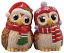 Mwah 94513 Christmas Owls Salt and Pepper Shakers