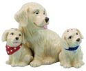 Mwah 94517 Mother and Baby Golden Retrievers Salt and Pepper Shakers