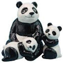 Mwah 94519 Mother and Baby Pandas Salt and Pepper Shakers