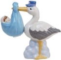 Mwah 94523 Baby and Stork Salt and Pepper Shakers