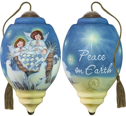 Ne'Qwa Art 7181138 Peace On Earth Ornament