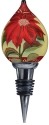 Ne'Qwa Art 7000213 Poinsettia Wine Stopper