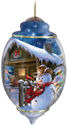 Ne'Qwa Art 7131134 Christmas At The Cabin Ornament