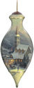 Ne'Qwa Art 7131145 Moonlit Village Ornament