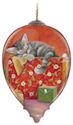 Ne'Qwa Art 7131176 Kitten For Christmas Ornament