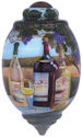 Ne'Qwa Art 7134120 Vineyard Wine Tasting Ornament