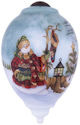 Ne'Qwa Art 7141112 Santa Please Stop Here Ornament