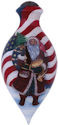 Ne'Qwa Art 7141118 American Santa Ornament