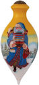 Ne'Qwa Art 7141120 Santa with Books Ornament