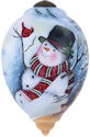 Ne'Qwa Art 7141150 Frosty's Woodland Friends Ornament