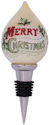 Ne'Qwa Art 7141402 Merry Christmas Noel Wine Stopper